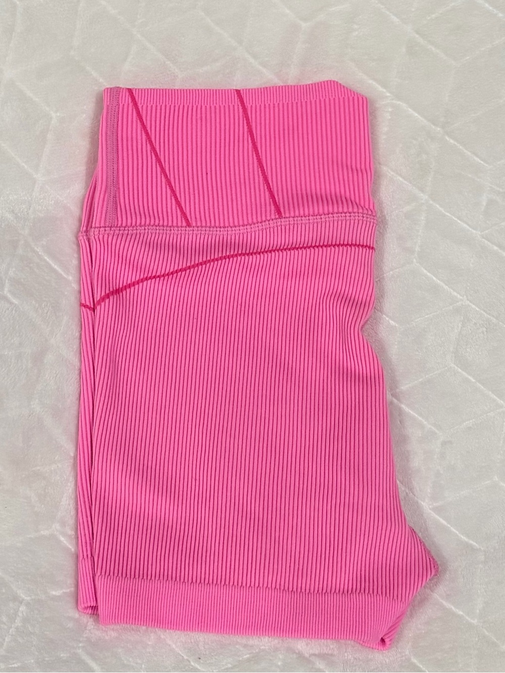 aerie  Pink Ribbed Athletic Shorts